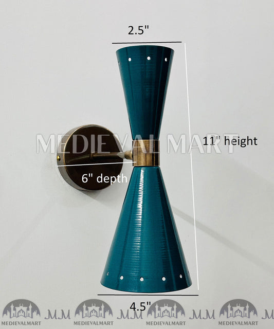 MEDIEVALMART FR Applique Murale Scarabée Vintage en Laiton : Luminaire Mural Mid-Century Modern