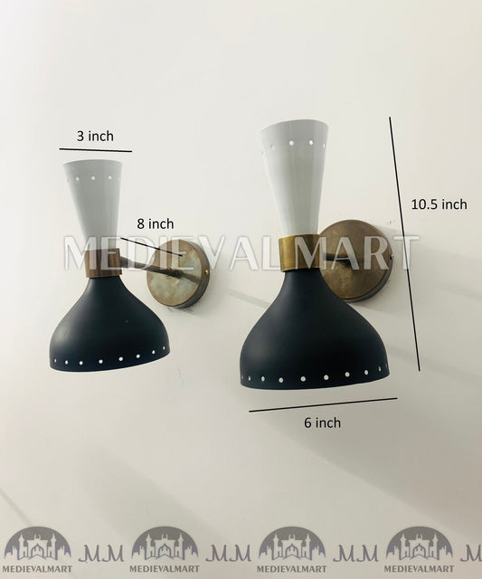 MEDIEVALMART FR Applique Murale Scarabée Vintage en Laiton : Luminaire Mural Mid-Century Modern