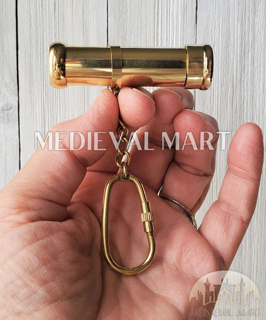 MEDIEVALMART FR Longue-Vue Nautique Antique 50X en Laiton – Télescope Portable de 18" pour Décoration Nautique