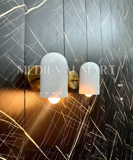 MEDIEVALMART FR Applique Murale en Laiton Fabriquée à la Main : Luminaire