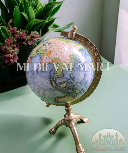 MEDIEVALMART FR Longue-Vue Nautique Antique 50X en Laiton – Télescope Portable de 18" pour Décoration Nautique