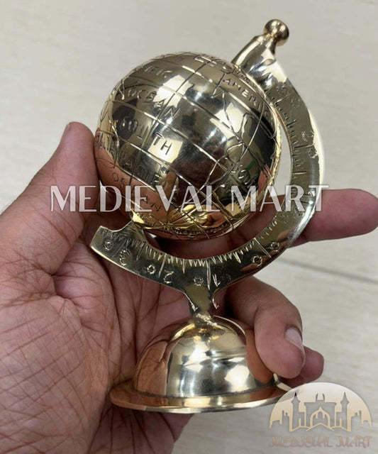 MEDIEVALMART FR Longue-Vue Nautique Antique 50X en Laiton – Télescope Portable de 18" pour Décoration Nautique