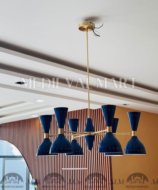 MEDIEVALMART FR Ensemble De Gantelets Dorés Inspirés De Sauron Witcher LOTR Avec Étoile Bleue – Gants D’Armure Cosplay