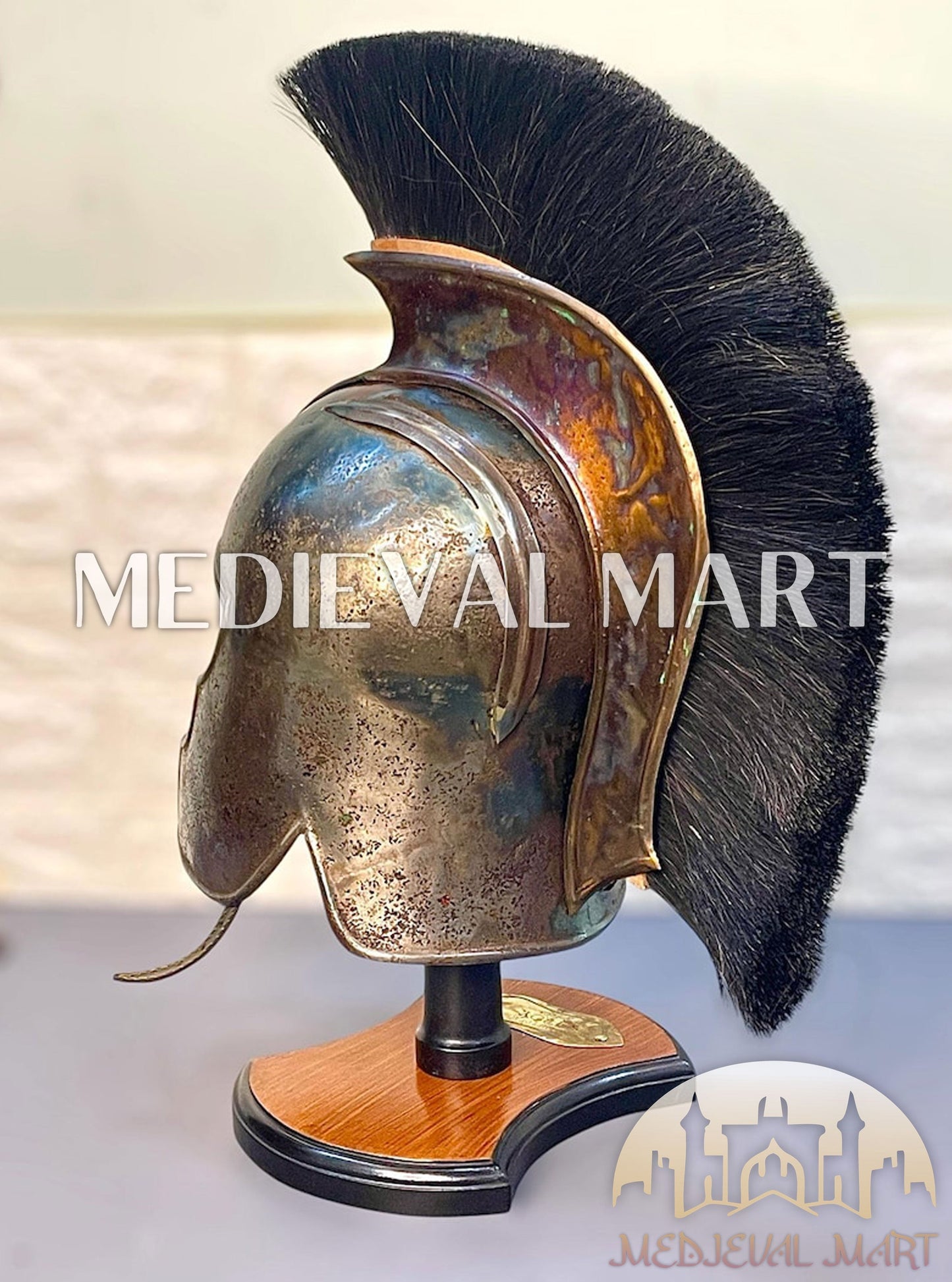 MEDIEVALMART FR Longue-Vue Nautique Antique 50X en Laiton – Télescope Portable de 18" pour Décoration Nautique