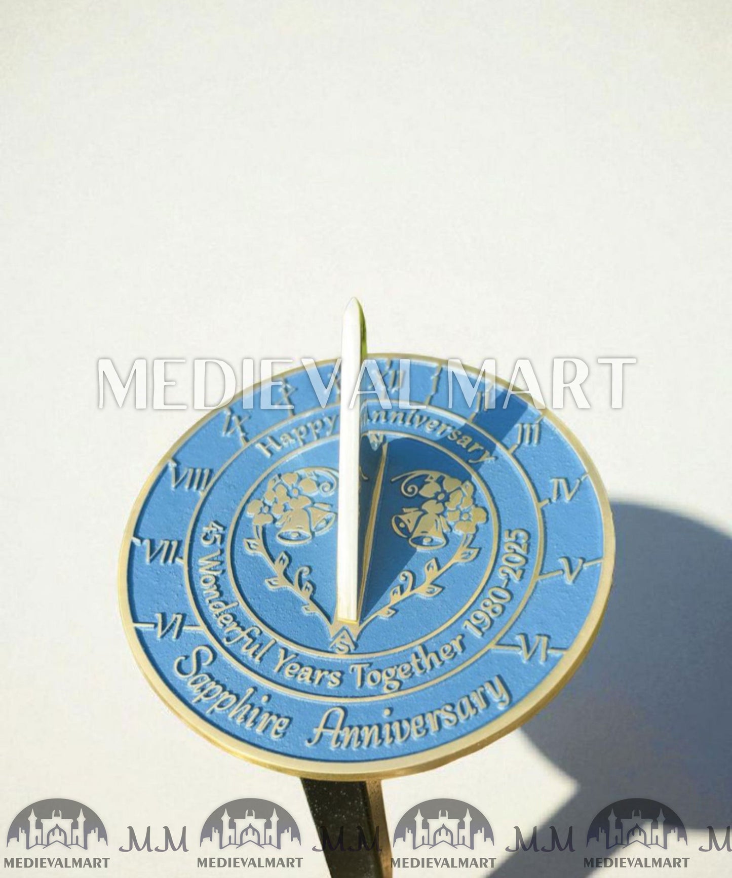 MEDIEVALMART FR Bouclier Viking Iconique Valhalla Noir/Gris – Ivar le Désossé avec Pointes en Fer | Cadeau pour Papa