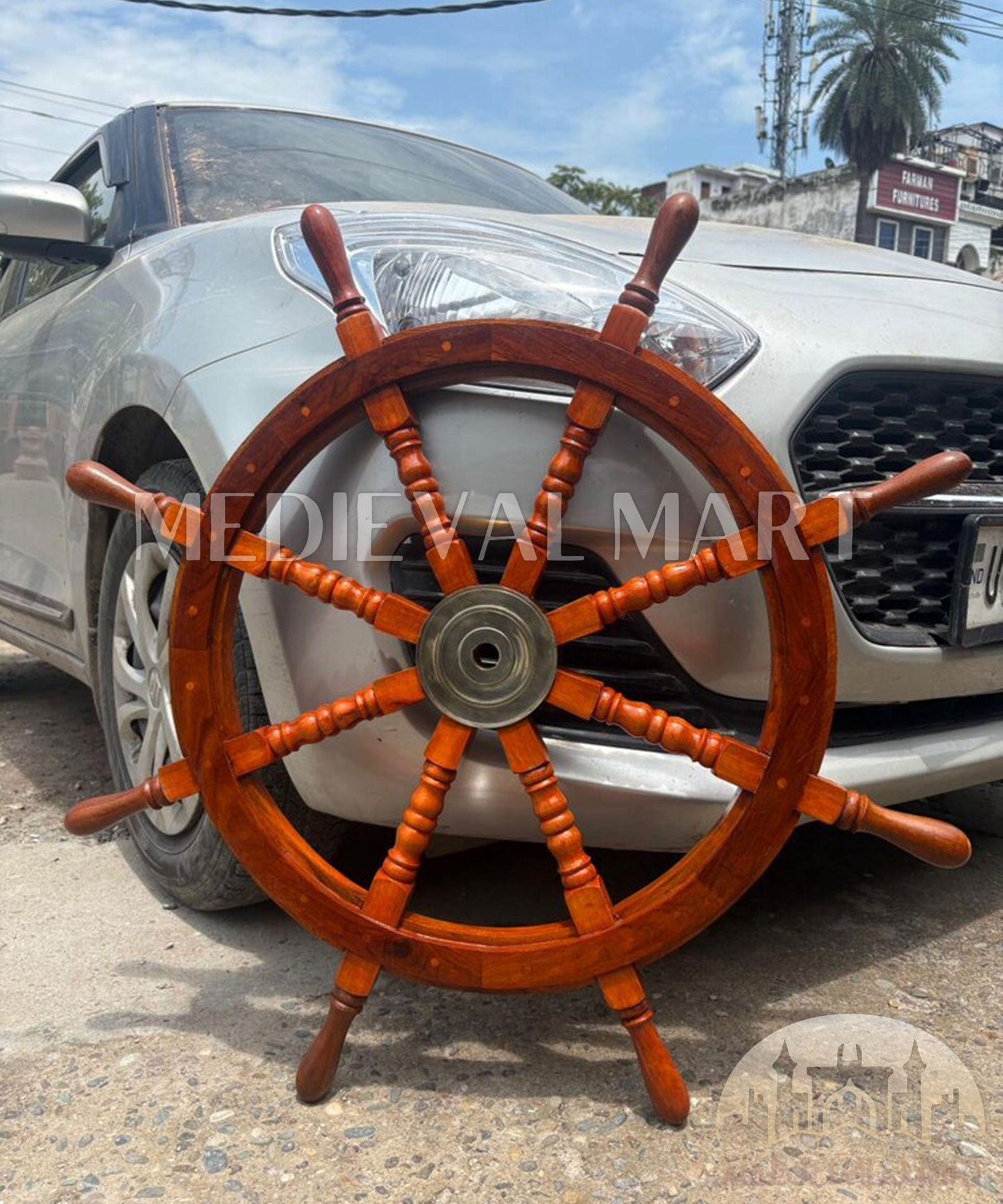 MEDIEVALMART FR Armure de Combat du XIVe Siècle – Ensemble Complet d’Armure de Buhurt avec Bassinet Klappvisor & Épée