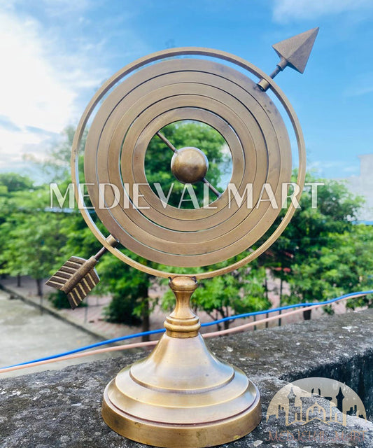 MEDIEVALMART FR Longue-Vue Nautique Antique 50X en Laiton – Télescope Portable de 18" pour Décoration Nautique