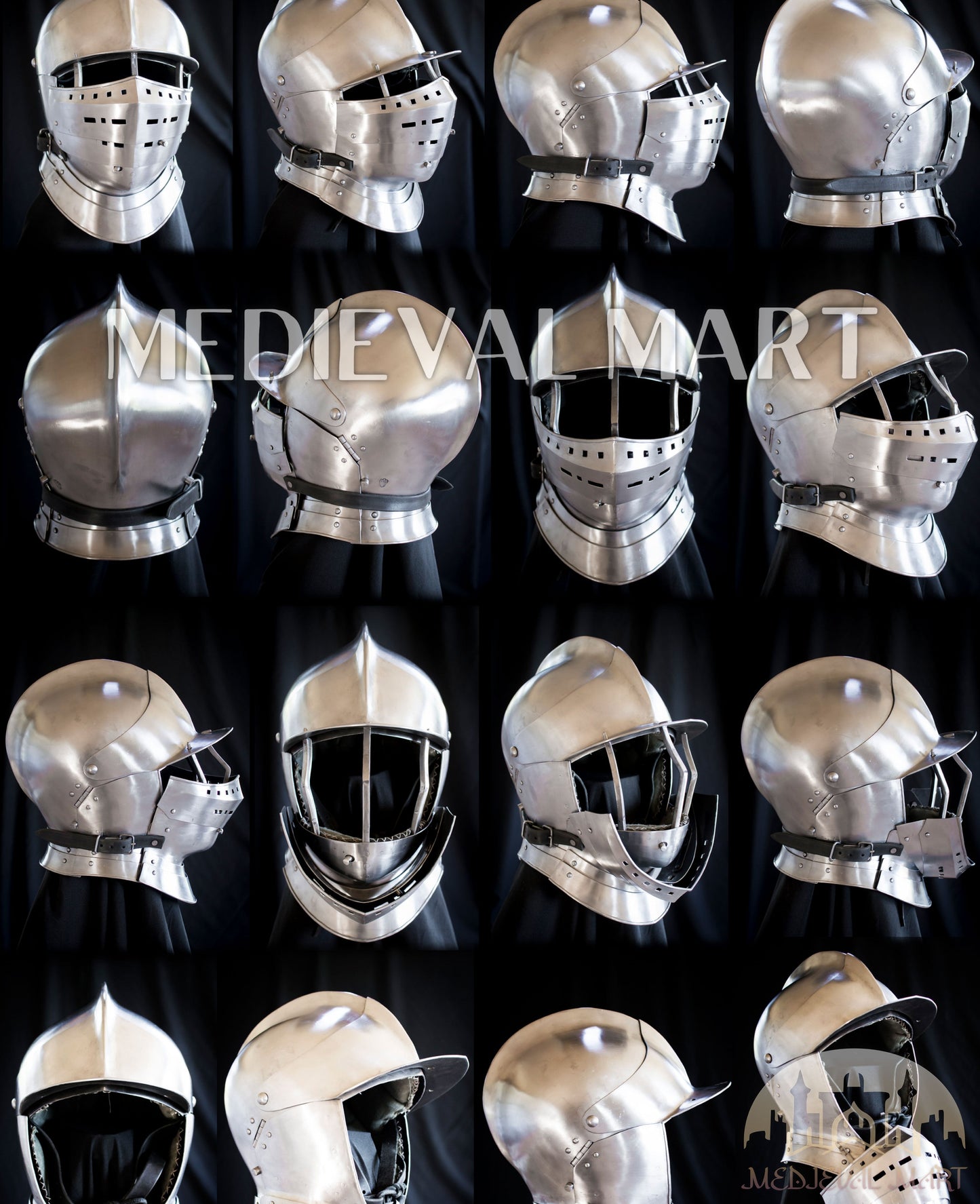 MEDIEVALMART FR Ensemble Exclusif De Gantelets Noirs Inspirés De Sauron Witcher LOTR Avec Décor Doré