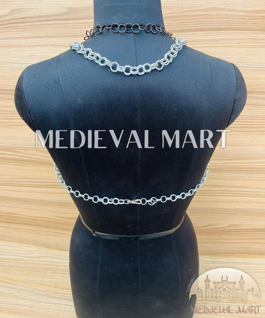MEDIEVALMART FR Bouclier Viking Iconique Valhalla Noir/Gris – Ivar le Désossé avec Pointes en Fer | Cadeau pour Papa