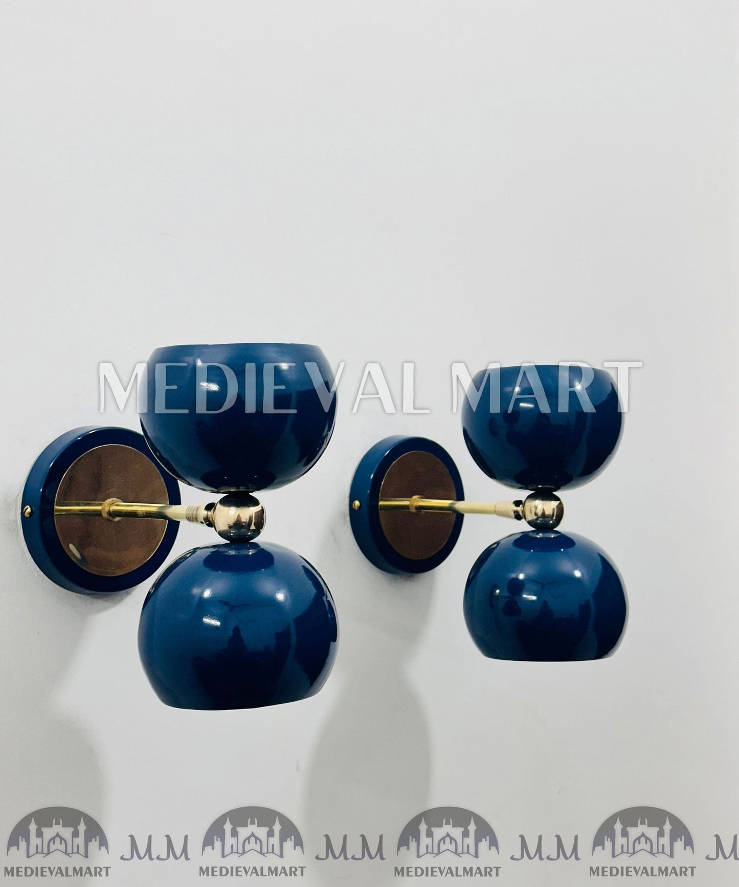 MEDIEVALMART FR Applique Murale Scarabée Vintage en Laiton : Luminaire Mural Mid-Century Modern