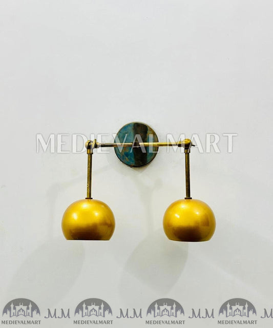 MEDIEVALMART FR Applique Murale Scarabée Vintage en Laiton : Luminaire Mural Mid-Century Modern