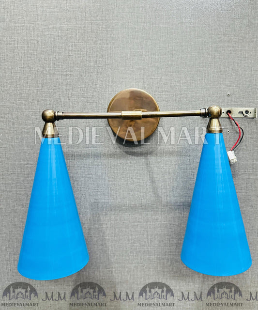 MEDIEVALMART FR Applique Murale Scarabée Vintage en Laiton : Luminaire Mural Mid-Century Modern