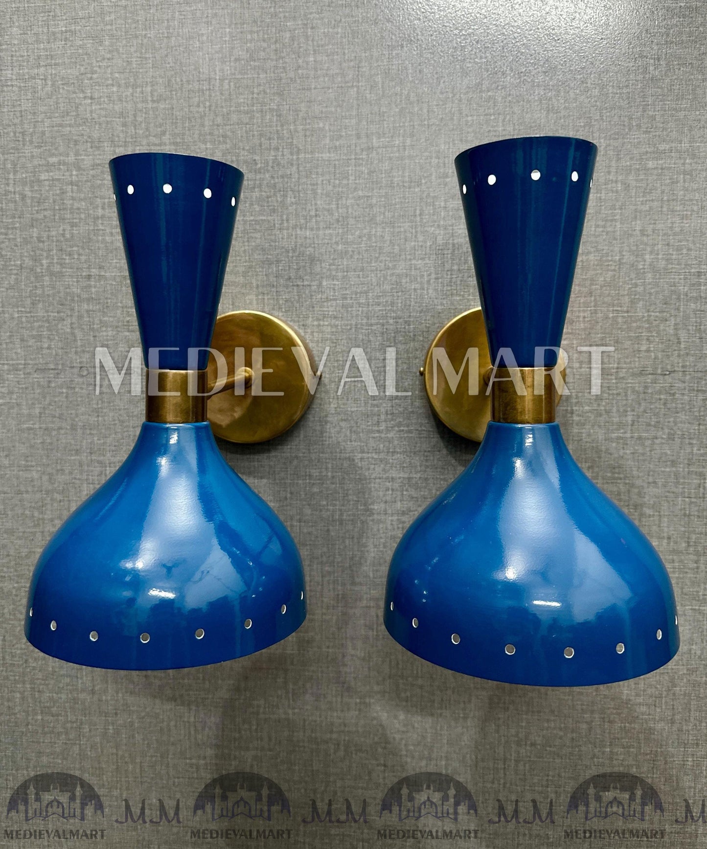 MEDIEVALMART FR Applique Murale Scarabée Vintage en Laiton : Luminaire Mural Mid-Century Modern