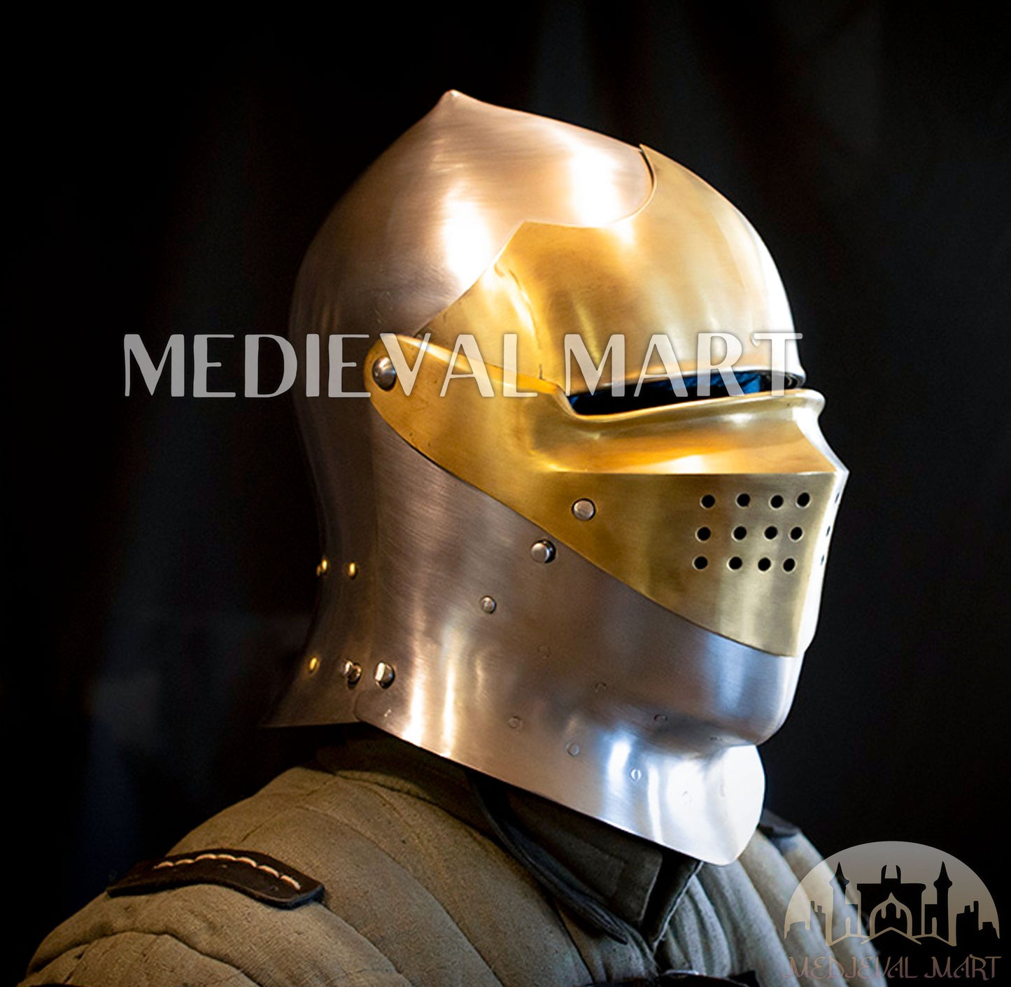 MEDIEVALMART FR Ensemble Exclusif De Gantelets Noirs Inspirés De Sauron Witcher LOTR Avec Décor Doré