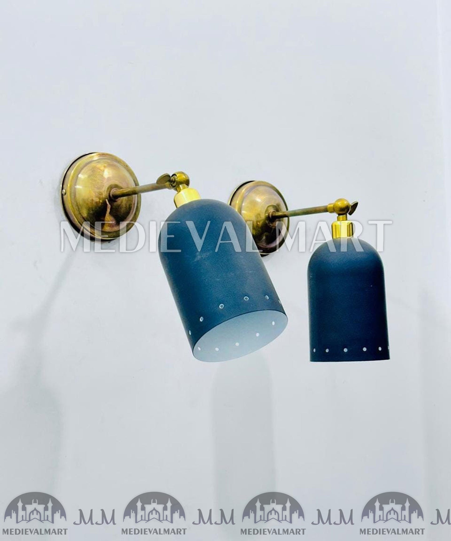 MEDIEVALMART FR Applique Murale Scarabée Vintage en Laiton : Luminaire Mural Mid-Century Modern