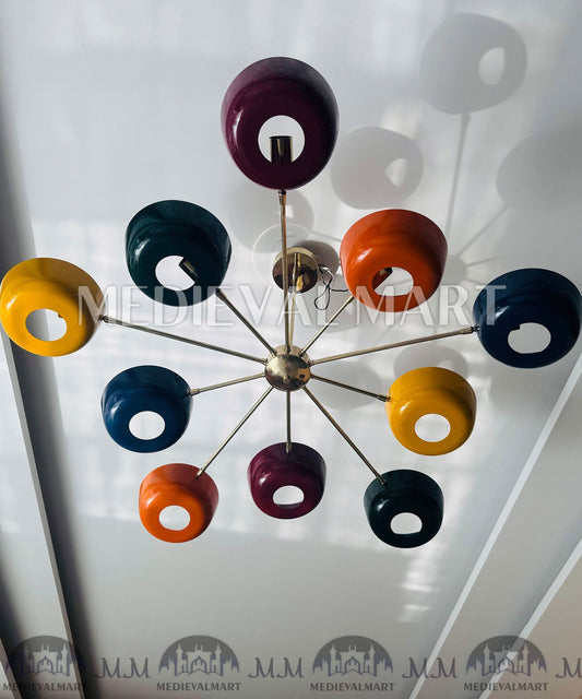 MEDIEVALMART FR Ensemble De Gantelets Dorés Inspirés De Sauron Witcher LOTR Avec Étoile Bleue – Gants D’Armure Cosplay