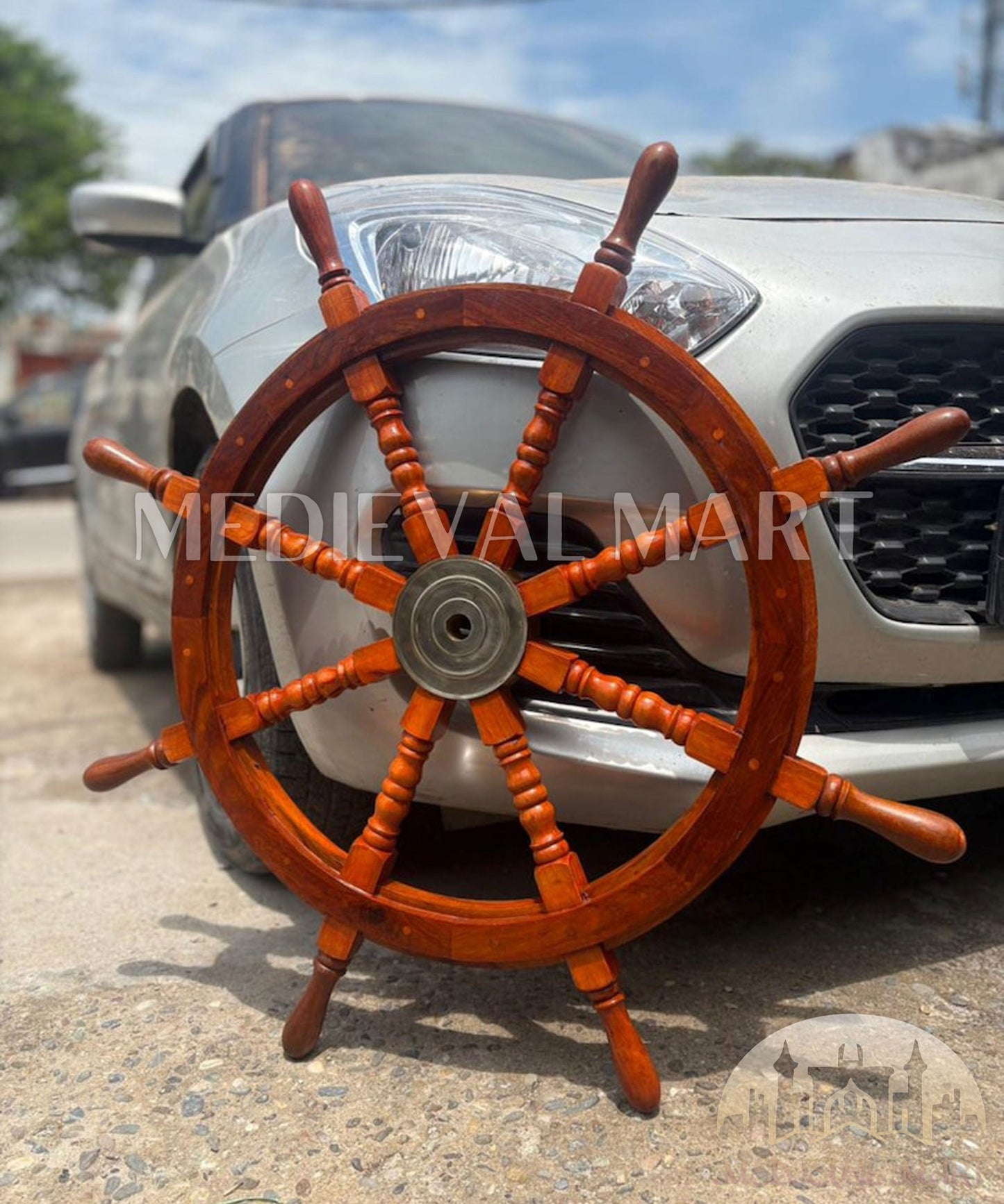 MEDIEVALMART FR Armure de Combat du XIVe Siècle – Ensemble Complet d’Armure de Buhurt avec Bassinet Klappvisor & Épée