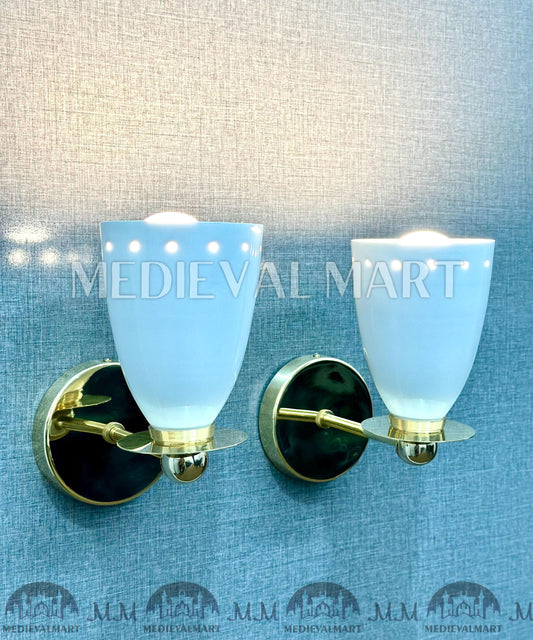 MEDIEVALMART FR Applique Murale en Laiton Fabriquée à la Main : Luminaire