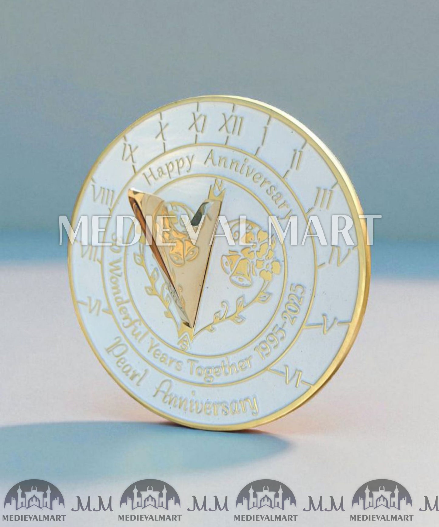 MEDIEVALMART FR Bouclier Viking Iconique Valhalla Noir/Gris – Ivar le Désossé avec Pointes en Fer | Cadeau pour Papa