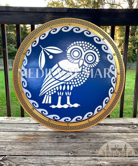 MEDIEVALMART FR Bouclier Viking Iconique Jarl Borg à Pointes en Fer – Bouclier Viking Battleworn | Cadeau pour Papa