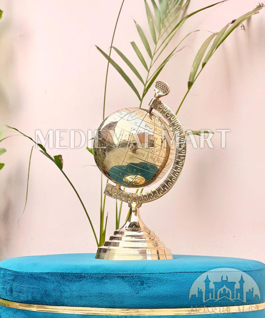 MEDIEVALMART FR Longue-Vue Nautique Antique 50X en Laiton – Télescope Portable de 18" pour Décoration Nautique