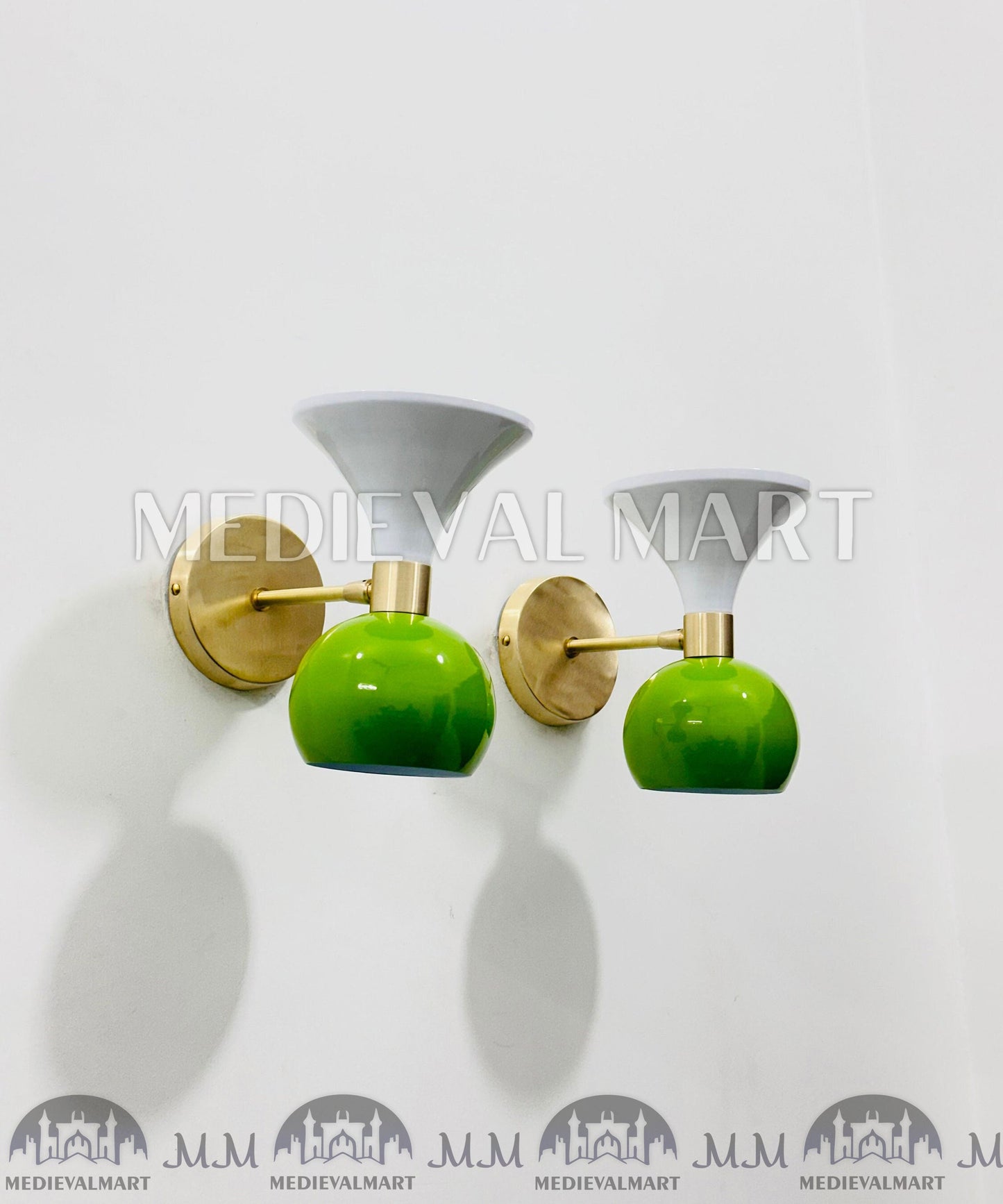 MEDIEVALMART FR Applique Murale en Laiton Fabriquée à la Main : Luminaire