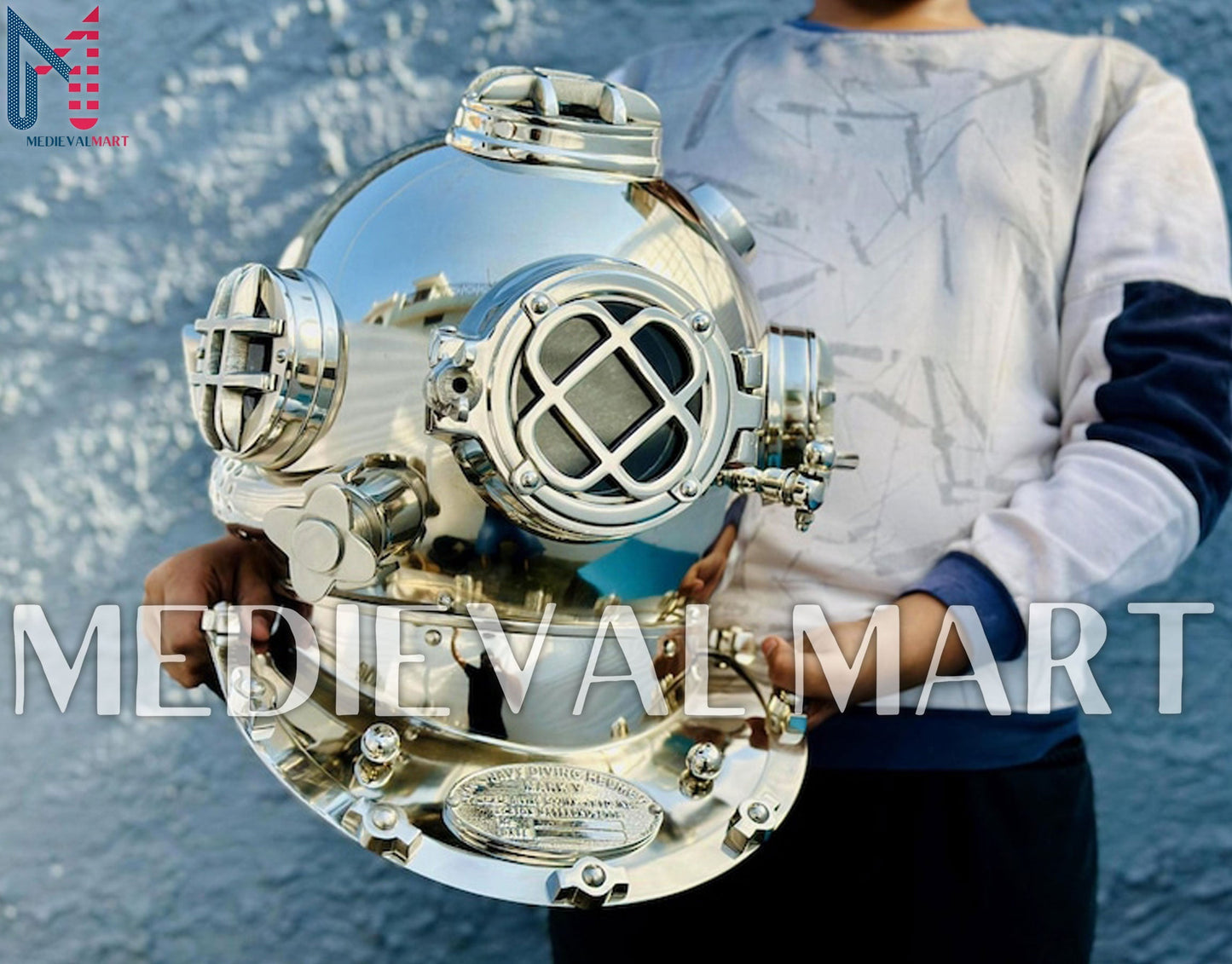 MEDIEVALMART FR Armure de Combat du XIVe Siècle – Ensemble Complet d’Armure de Buhurt avec Bassinet Klappvisor & Épée