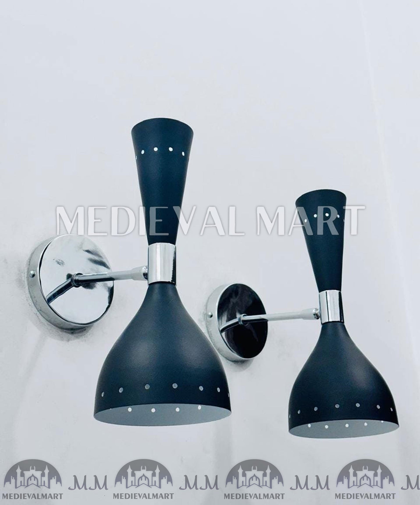 MEDIEVALMART FR Applique Murale Scarabée Vintage en Laiton : Luminaire Mural Mid-Century Modern