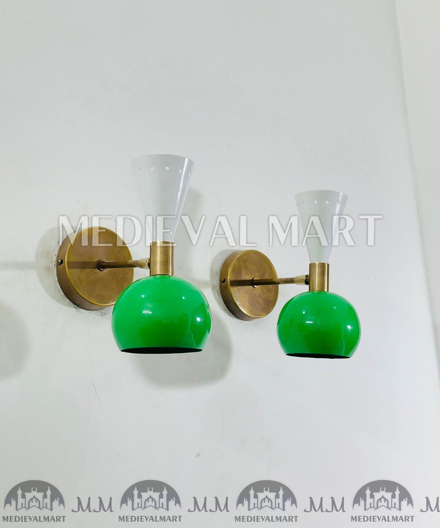 MEDIEVALMART FR Applique Murale Scarabée Vintage en Laiton : Luminaire Mural Mid-Century Modern