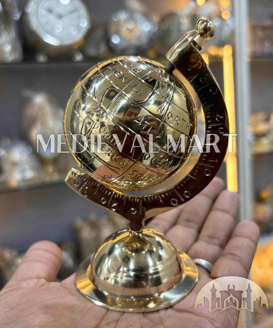 MEDIEVALMART FR Longue-Vue Nautique Antique 50X en Laiton – Télescope Portable de 18" pour Décoration Nautique