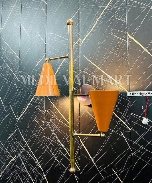 MEDIEVALMART FR Applique Murale en Laiton Fabriquée à la Main : Luminaire