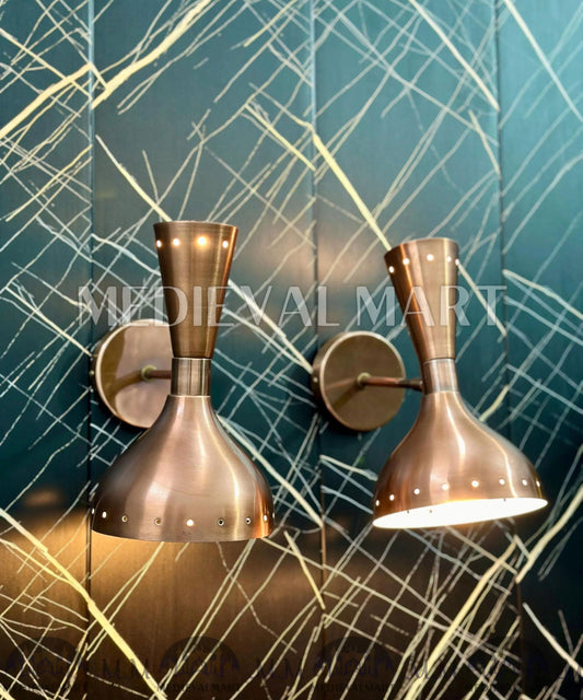 MEDIEVALMART FR Applique Murale en Laiton Fabriquée à la Main : Luminaire