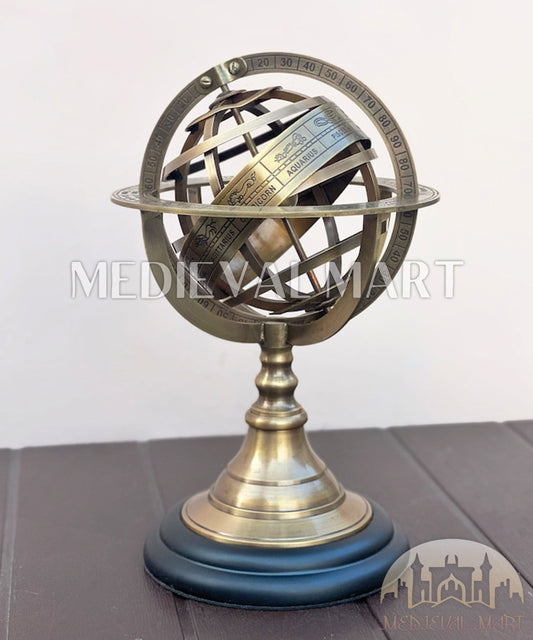 MEDIEVALMART FR Longue-Vue Nautique Antique 50X en Laiton – Télescope Portable de 18" pour Décoration Nautique