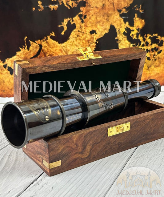 MEDIEVALMART FR Bouclier Médiéval Templier Inspiré de la Croix Zelda & Diable en Bois – Finition Bleue & Or | Cadeau pour Noël
