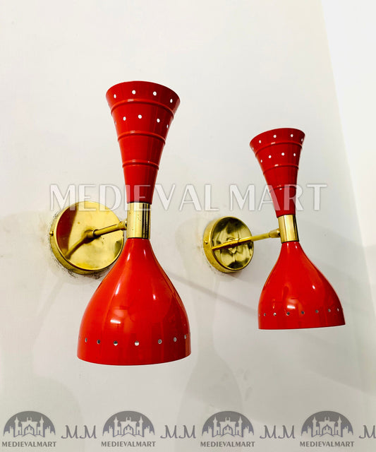 MEDIEVALMART FR Applique Murale Scarabée Vintage en Laiton : Luminaire Mural Mid-Century Modern