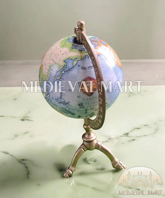 MEDIEVALMART FR Longue-Vue Nautique Antique 50X en Laiton – Télescope Portable de 18" pour Décoration Nautique