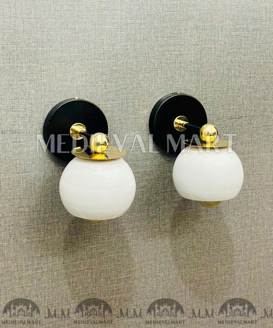 MEDIEVALMART FR Applique Murale Scarabée Vintage en Laiton : Luminaire Mural Mid-Century Modern