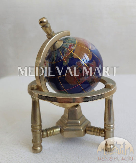 MEDIEVALMART FR Longue-Vue Nautique Antique 50X en Laiton – Télescope Portable de 18" pour Décoration Nautique