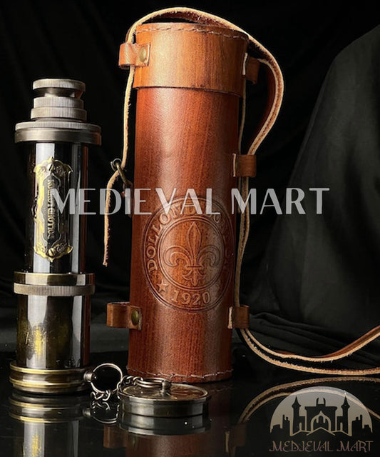 MEDIEVALMART FR Bouclier Médiéval Templier Inspiré de la Croix Zelda & Diable en Bois – Finition Bleue & Or | Cadeau pour Noël