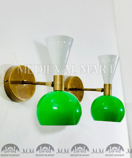 MEDIEVALMART FR Applique Murale Scarabée Vintage en Laiton : Luminaire Mural Mid-Century Modern