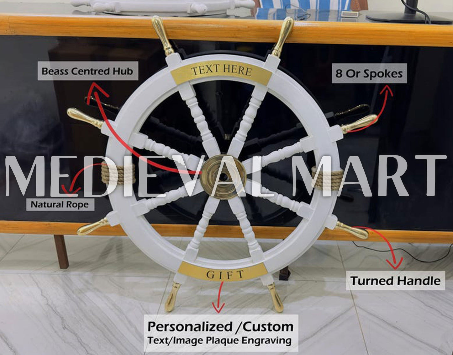 MEDIEVALMART FR Armure de Combat du XIVe Siècle – Ensemble Complet d’Armure de Buhurt avec Bassinet Klappvisor & Épée