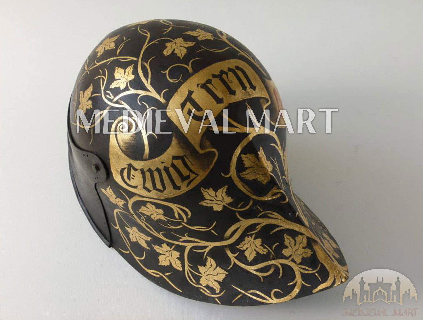 MEDIEVALMART FR Boussole Nautique Vintage Trip Gear en Laiton – Finition Or Brillant avec Base en Bois | Cadeau pour Maman