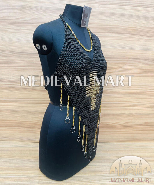 MEDIEVALMART FR Bouclier Viking Iconique Valhalla Noir/Gris – Ivar le Désossé avec Pointes en Fer | Cadeau pour Papa