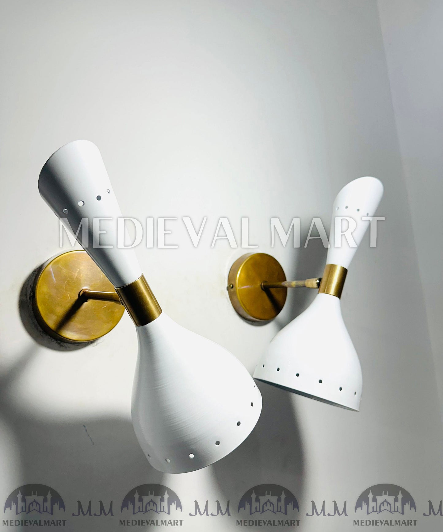 MEDIEVALMART FR Applique Murale en Laiton Fabriquée à la Main : Luminaire