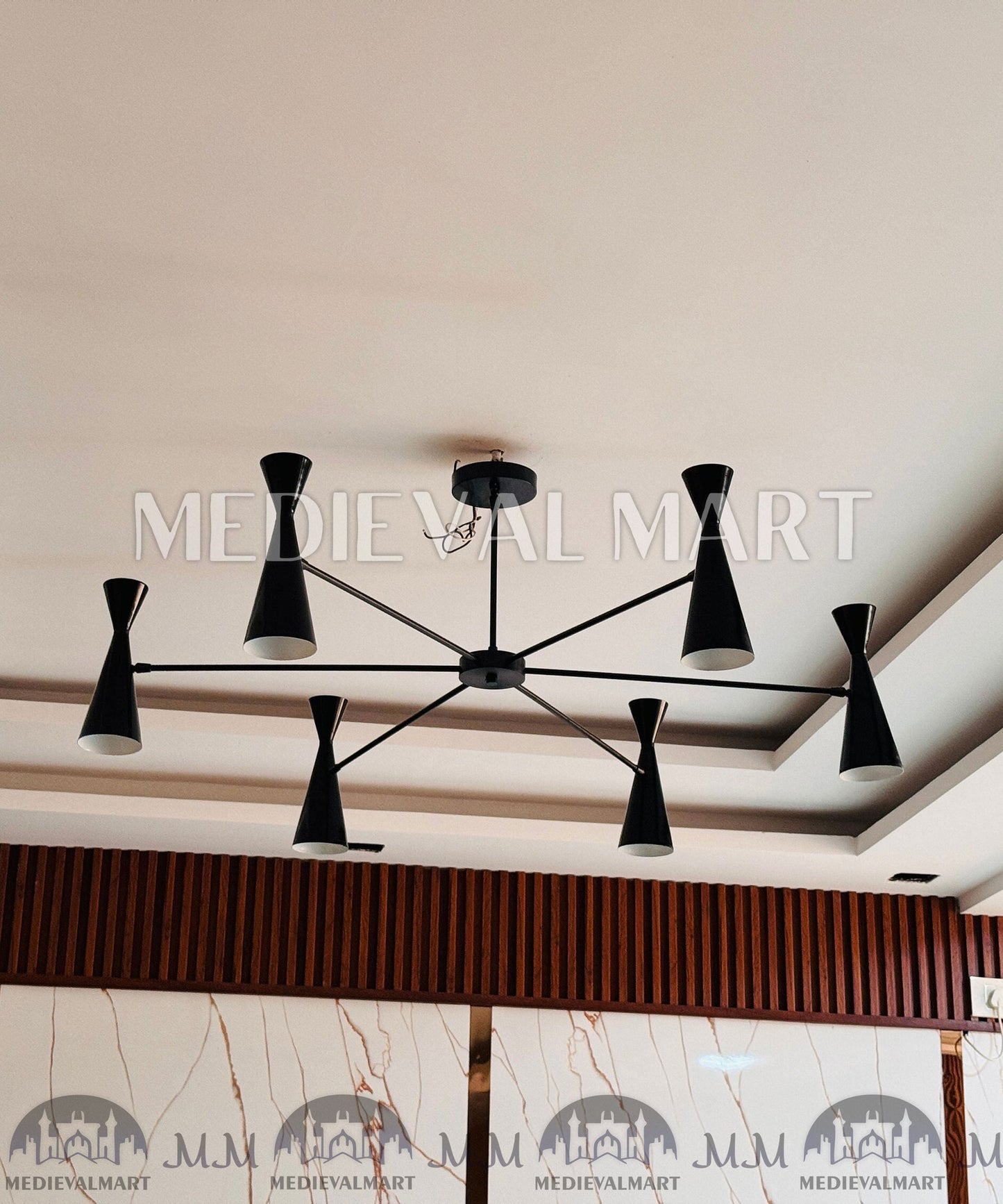 MEDIEVALMART FR Ensemble De Gantelets Dorés Inspirés De Sauron Witcher LOTR Avec Étoile Bleue – Gants D’Armure Cosplay