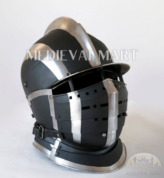 MEDIEVALMART FR Ensemble Exclusif De Gantelets Noirs Inspirés De Sauron Witcher LOTR Avec Décor Doré