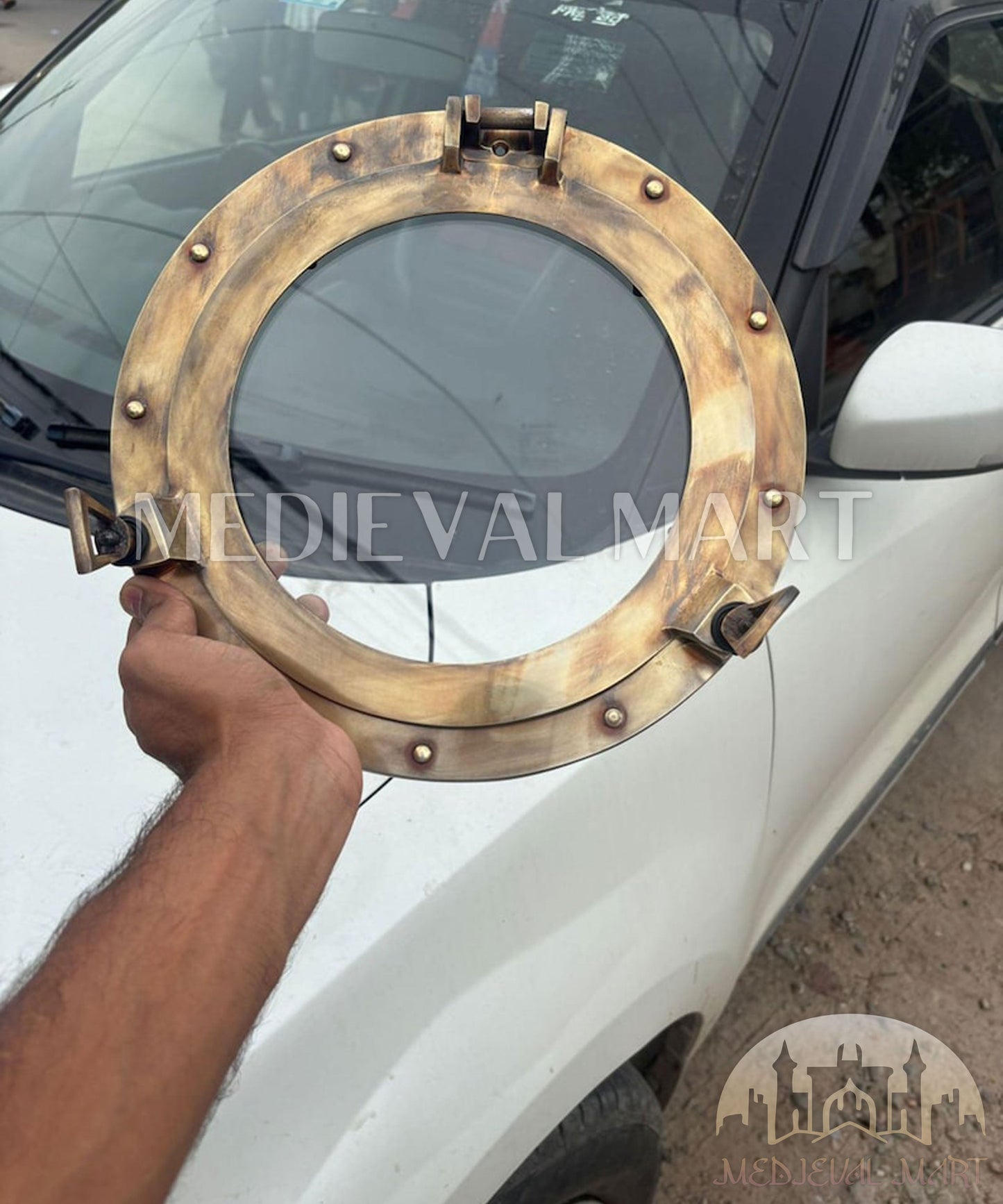 MEDIEVALMART FR Armure de Combat du XIVe Siècle – Ensemble Complet d’Armure de Buhurt avec Bassinet Klappvisor & Épée