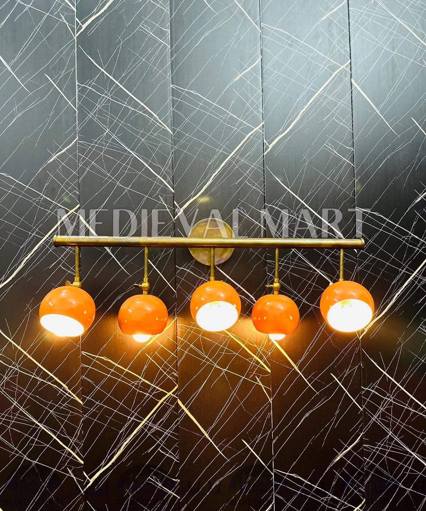 MEDIEVALMART FR Applique Murale en Laiton Fabriquée à la Main : Luminaire