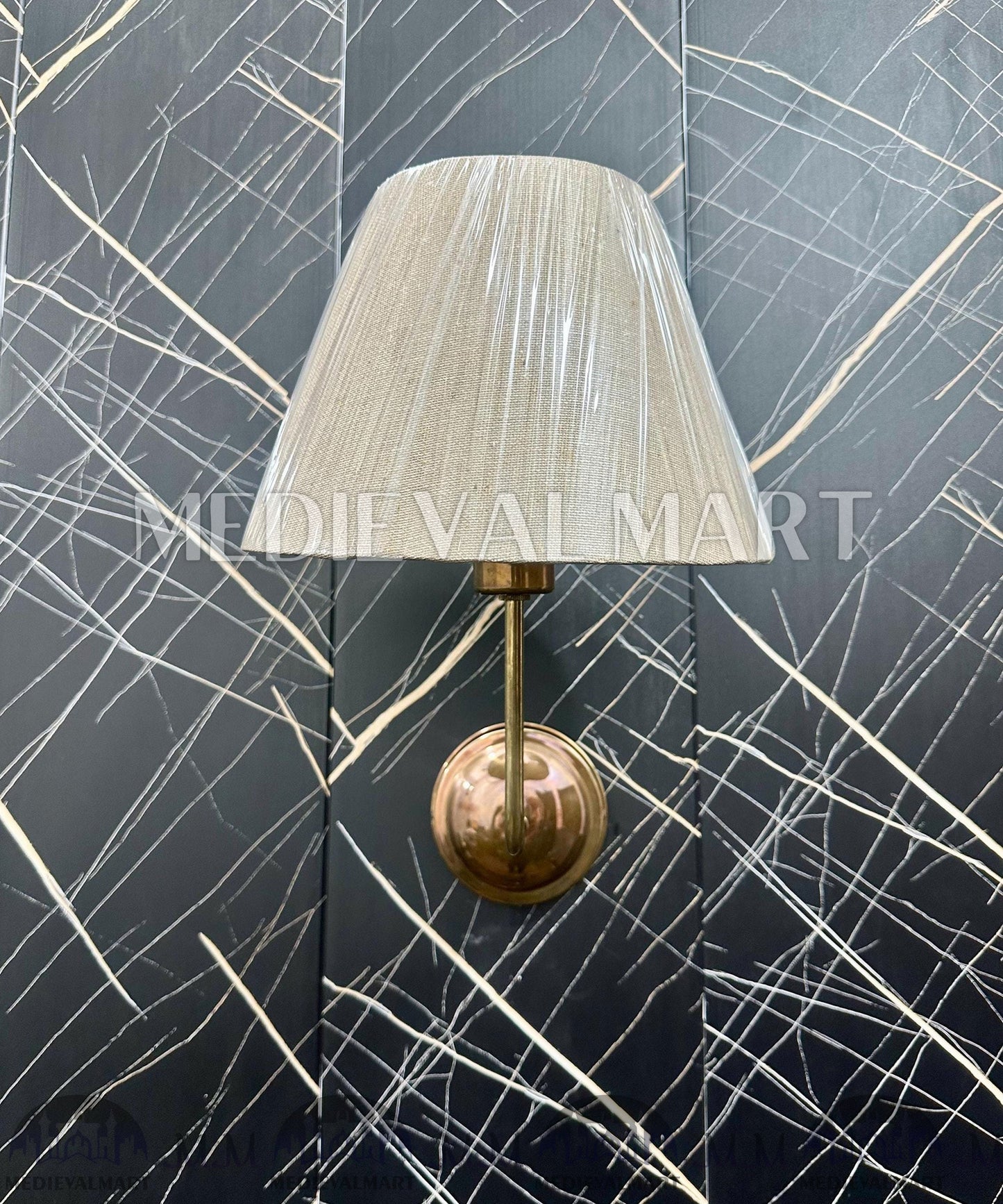 MEDIEVALMART FR Applique Murale en Laiton Fabriquée à la Main : Luminaire