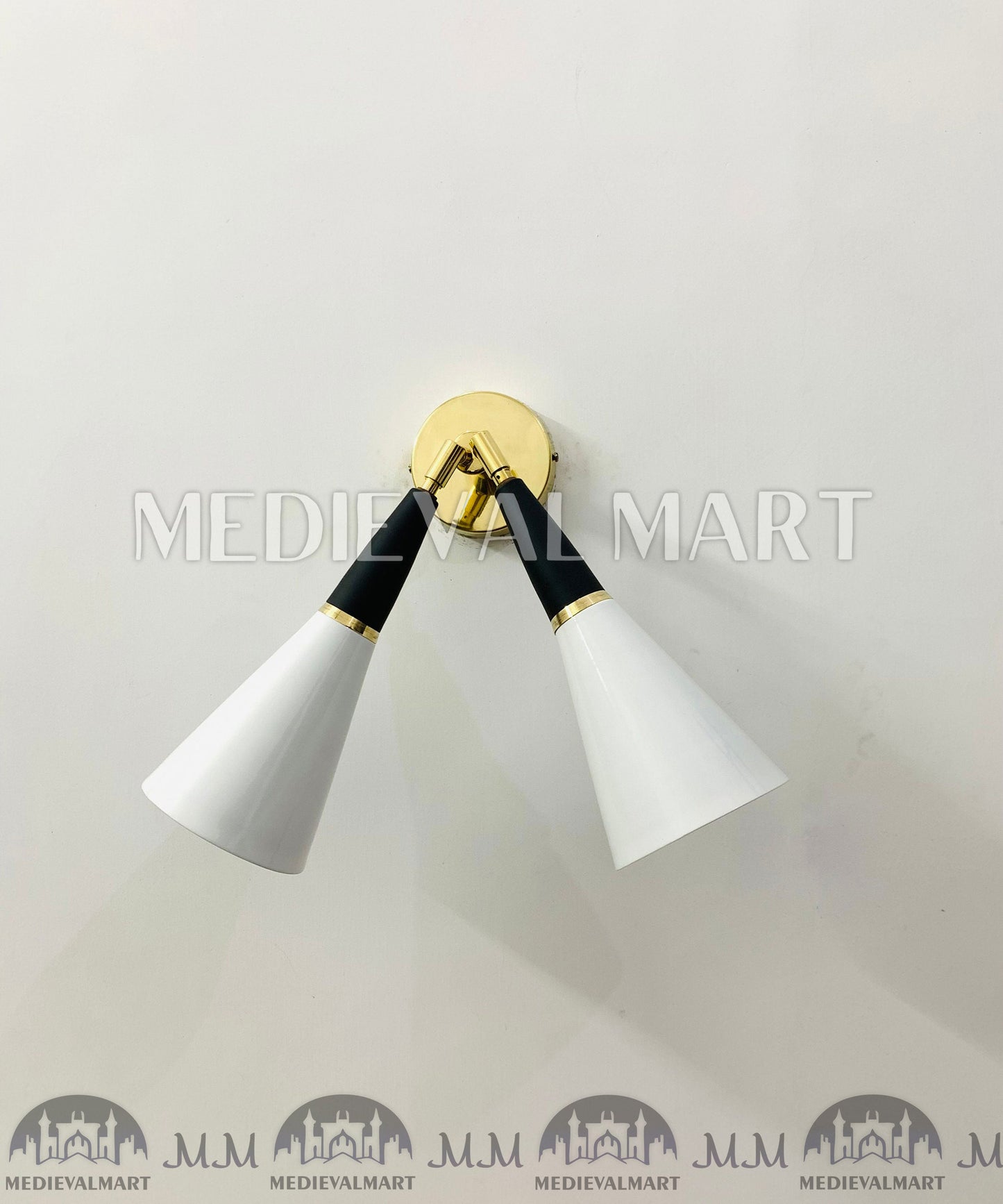 MEDIEVALMART FR Applique Murale en Laiton Fabriquée à la Main : Luminaire